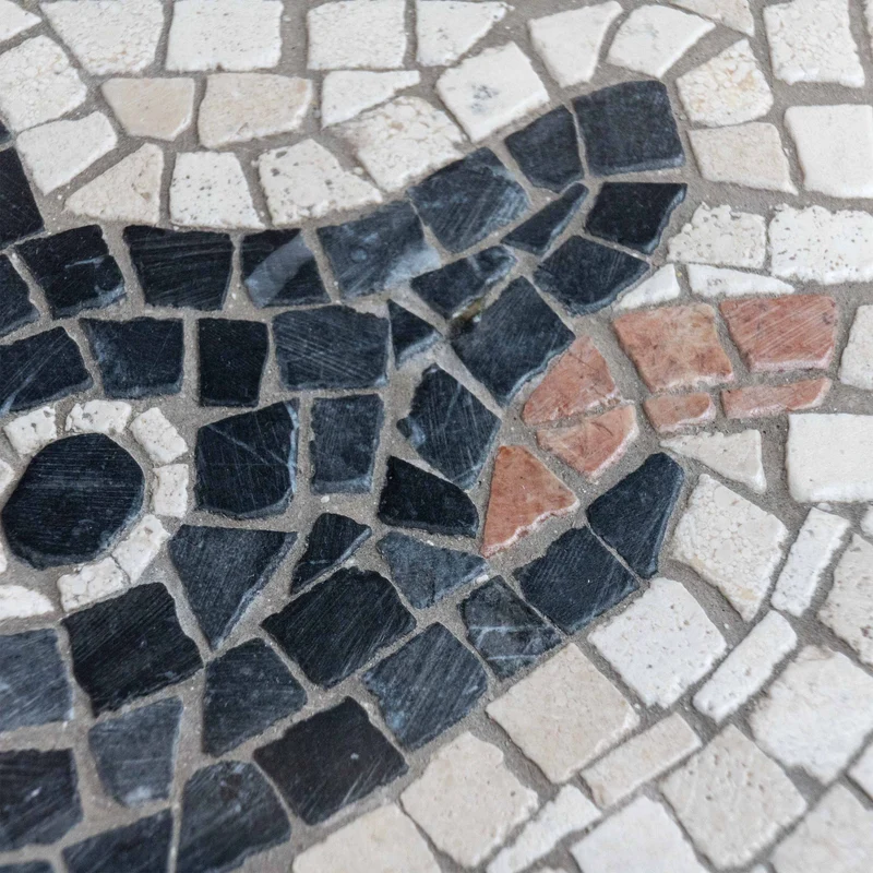 Mosaïque Cave canem - en marble