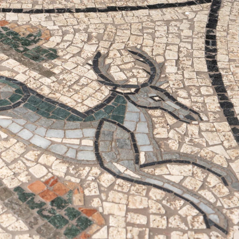 Mosaïque Cerf - en marble