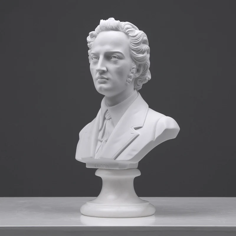 Chopin Buste Sculpture (Petit)