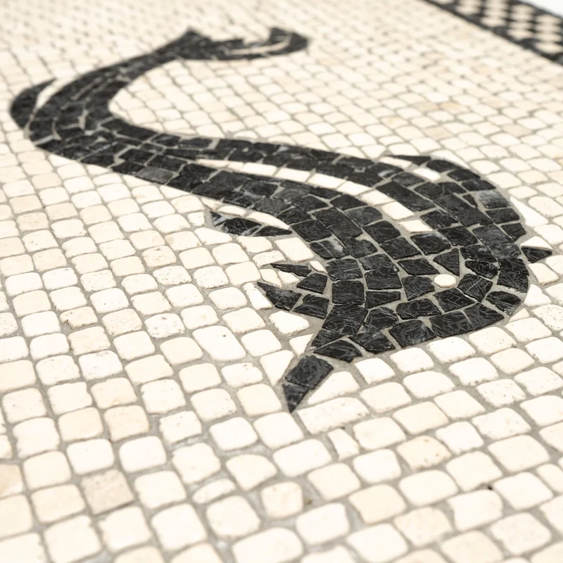 Mosaïque Dauphin - en marble