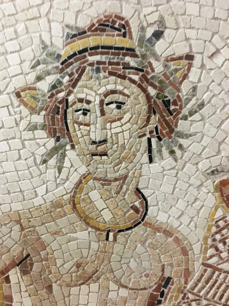 Mosaïque Déesse du printemps - en marble