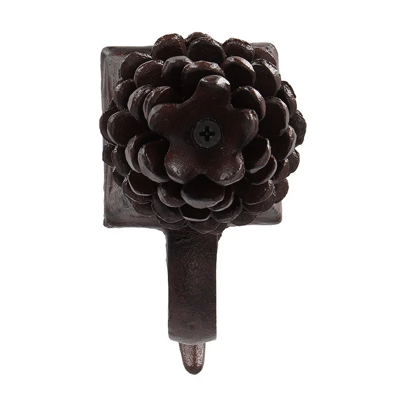 Porte-Chaussette de Noël en Fonte avec Embout Pomme de Pin