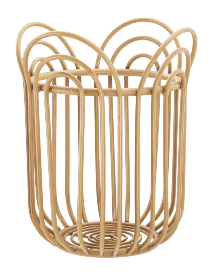 Porte-vase rond en rotin – Panier décoratif Panama