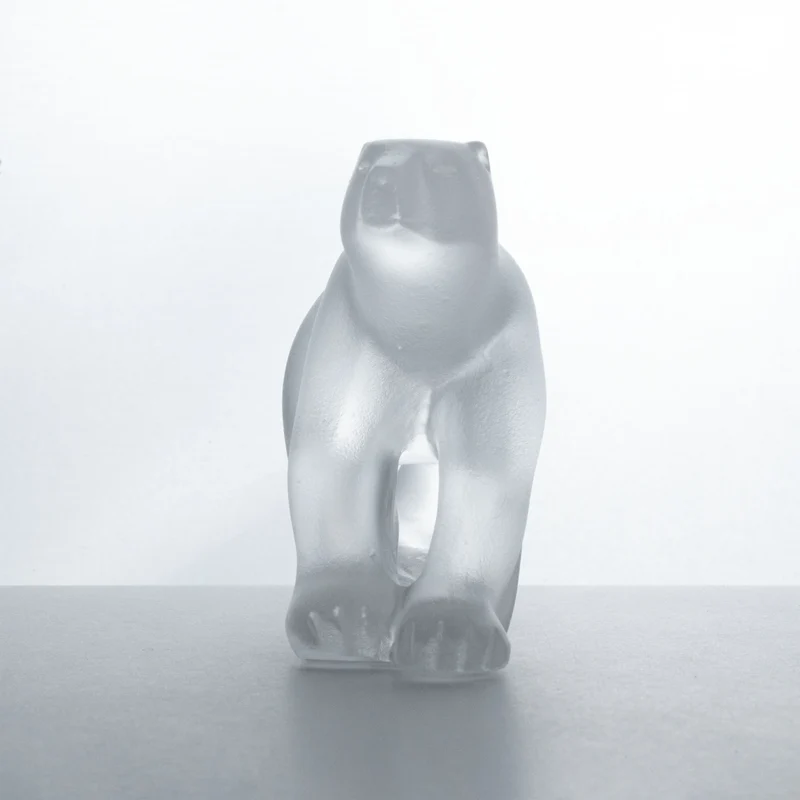 Petite Statue d'Ours Polaire (Ours Blanc de François Pompon)