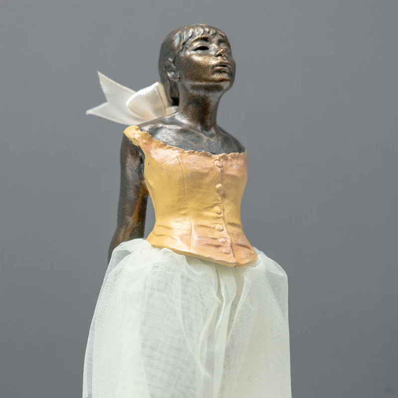Petite Statue de la Petite Danseuse (Sculpture en Bronze Coulé à Froid)