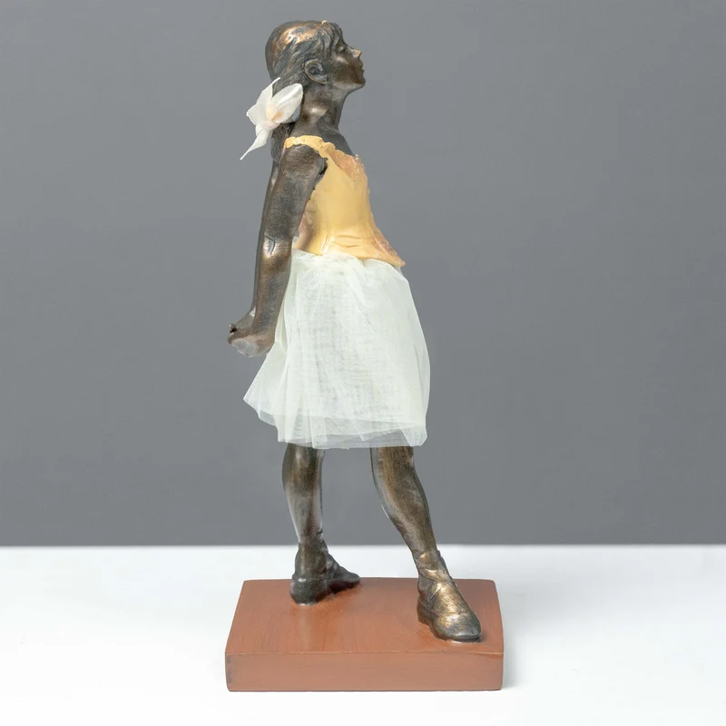Petite Statue de la Petite Danseuse (Sculpture en Bronze Coulé à Froid)