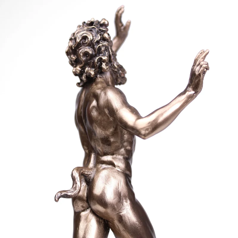 Sculpture Faune dansant (Bronze coulé à froid)