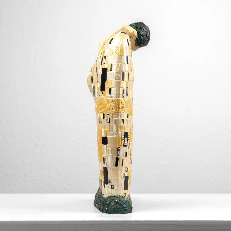 Sculpture Le Baiser de Klimt (Grande Statue d'Amoureux)