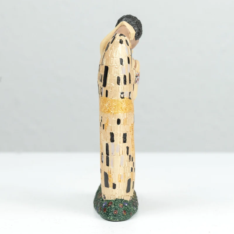 Sculpture Le Baiser de Klimt (Petite Statue d'Amoureux)