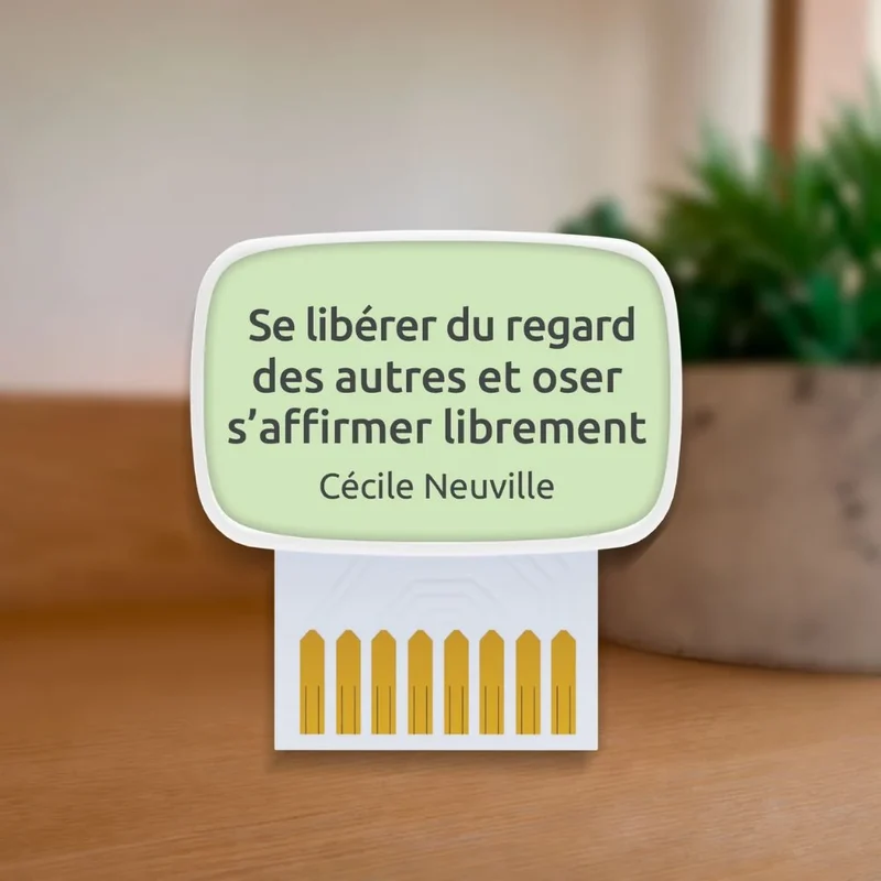 Carte de coaching "Se libérer du regard des autres et oser s'affirmer librement"
