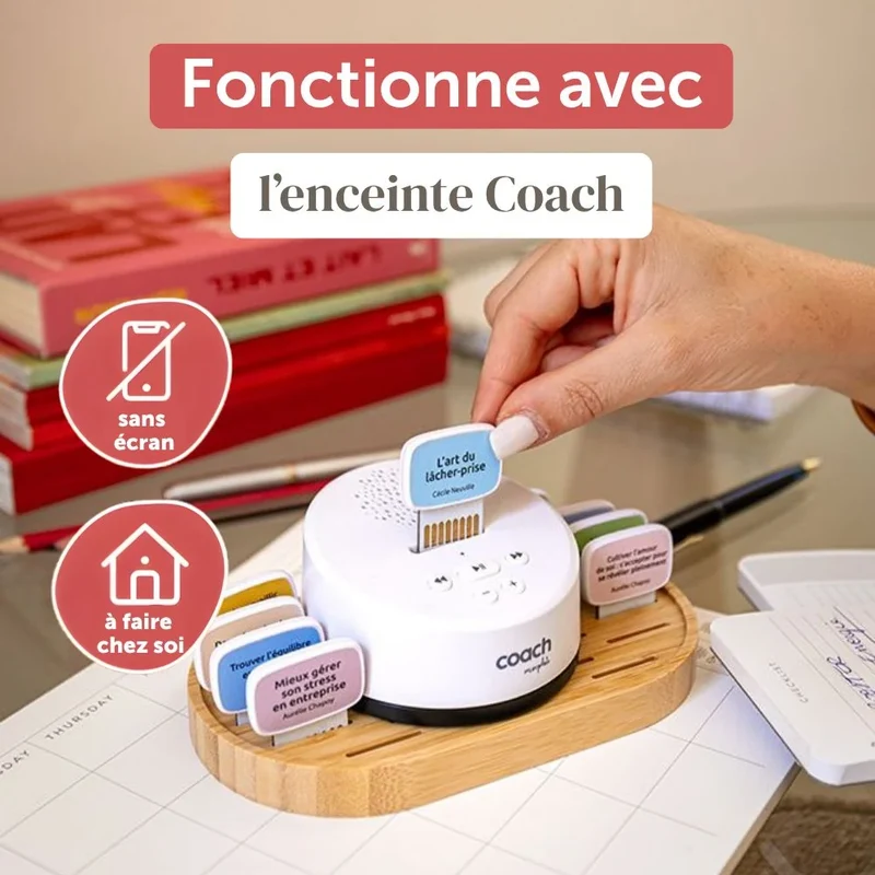 Carte de coaching "Se libérer du stress pour retrouver une sérénité durable"