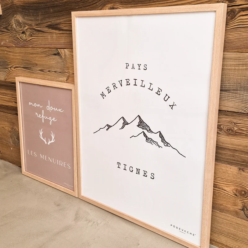 Affiche encadrée personnalisée Pays Merveilleux