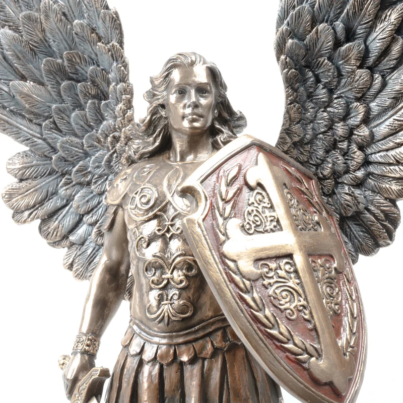 Saint Michel Archange – Défenseur du Ciel (Statue en bronze à froid, Petit modèle)
