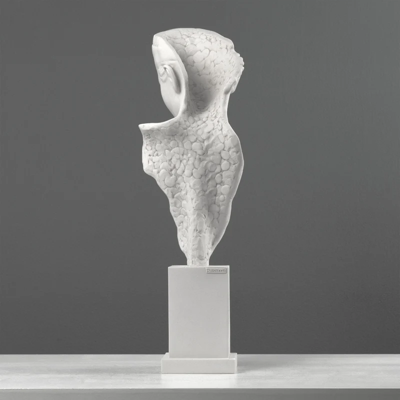 Sculpture buste Serenity – Représentation moderne d’une jeune femme