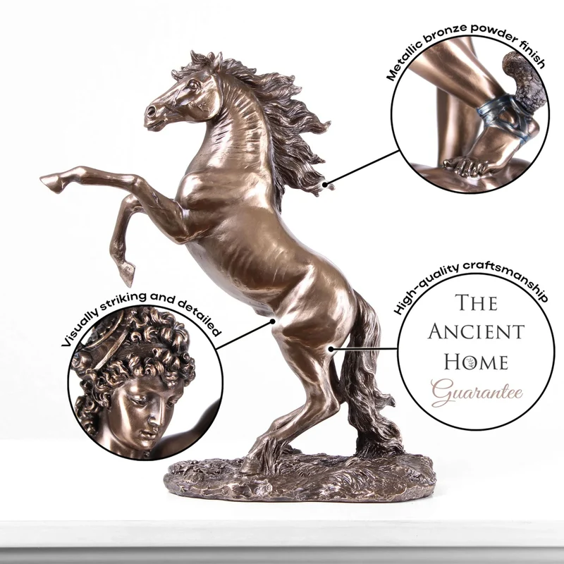 Sculpture Cheval au Galop en Bronze (Statue d'animal en bronze coulé à froid)