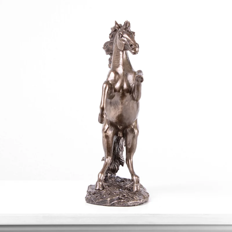 Sculpture Cheval au Galop en Bronze (Statue d'animal en bronze coulé à froid)