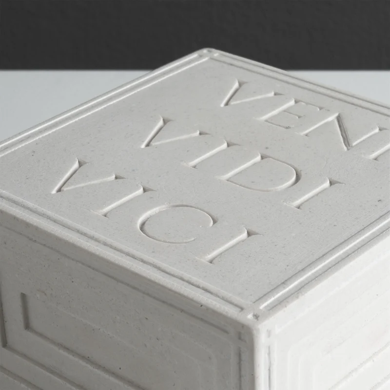 Serre-livres Veni Vidi Vici – Sculpture en relief romaine
