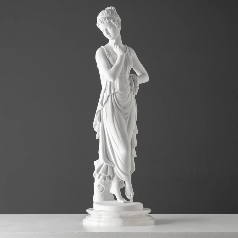 Sculpture de Danseuse au doigt sur le menton (d’après Antonio Canova)