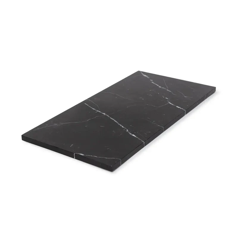 Plateau en Marbre Noir (Grand)