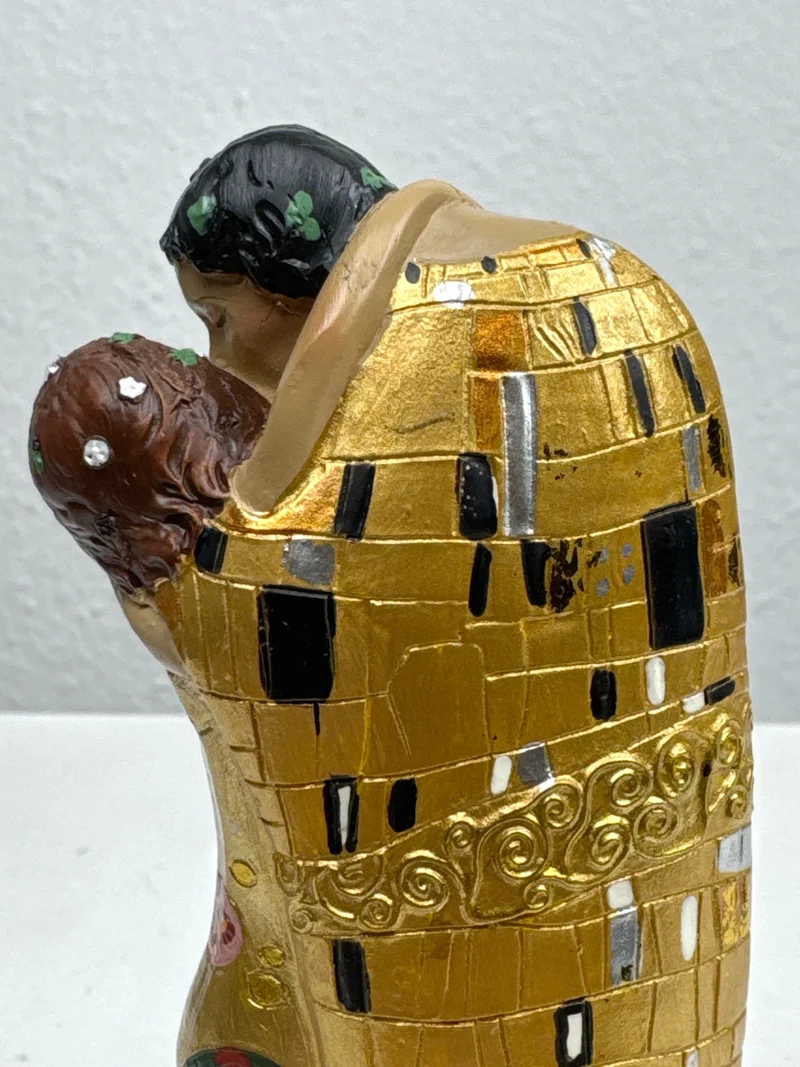Sculpture de l’Amour – Le Baiser de Klimt (Petite Statue d’Amoureux)