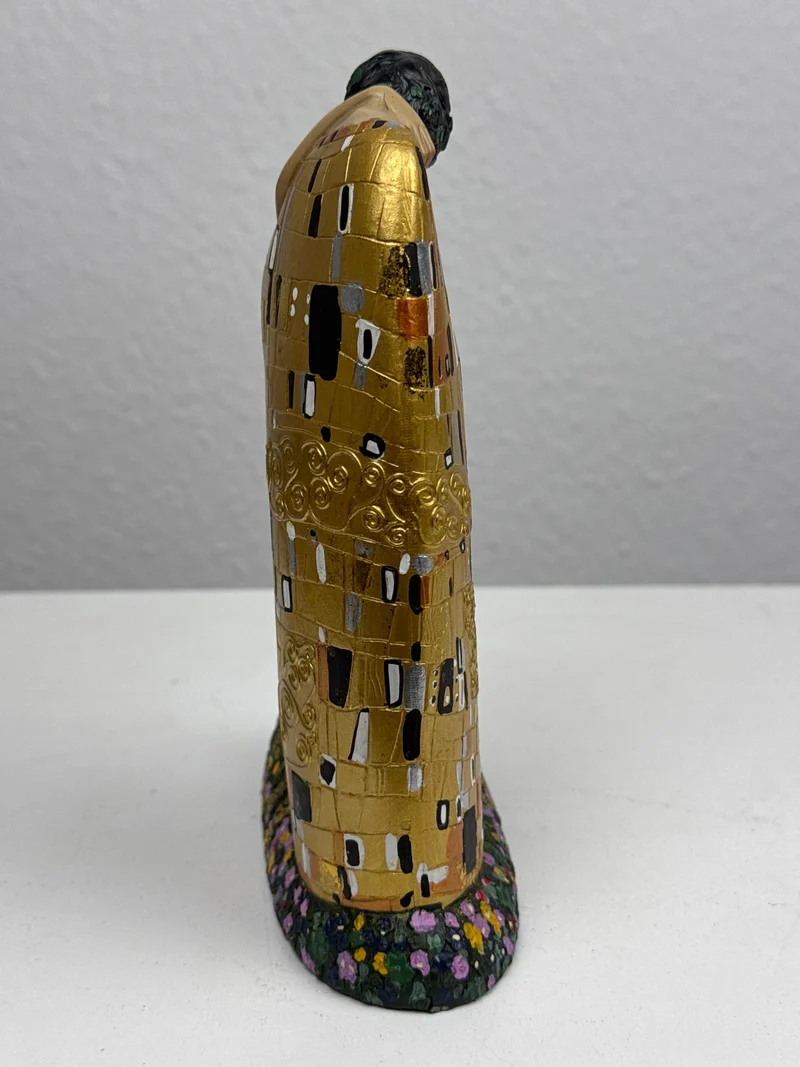 Sculpture de l’Amour – Le Baiser de Klimt (Statue d’Amoureux)