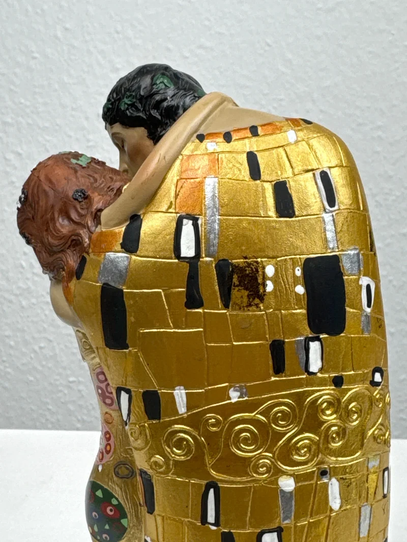 Sculpture de l’Amour – Le Baiser de Klimt (Statue d’Amoureux)