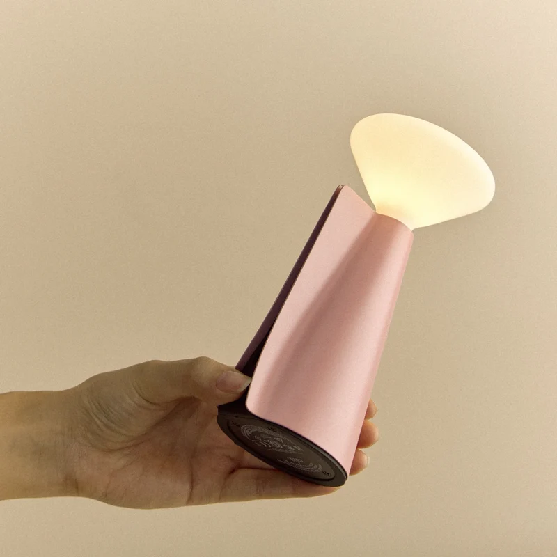 Mantle Portable Lamp in Peony Pink