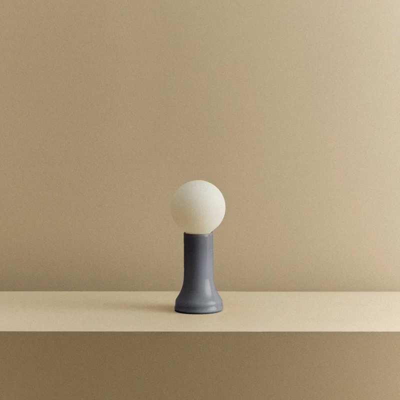 Shore Table Lamp in Smoke Grey