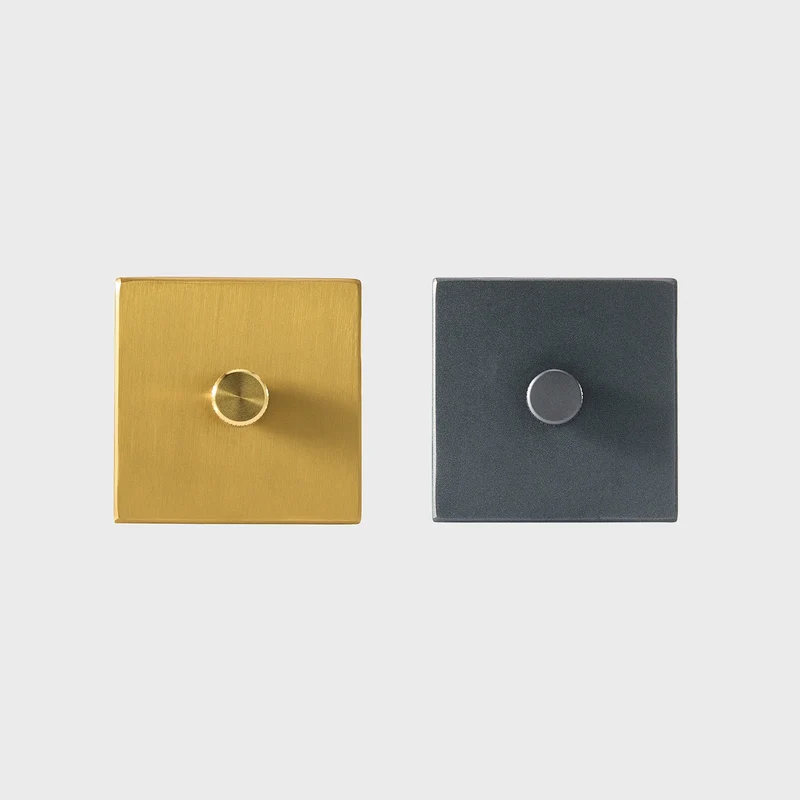 Single Rotary Wall Dimmer in Graphite