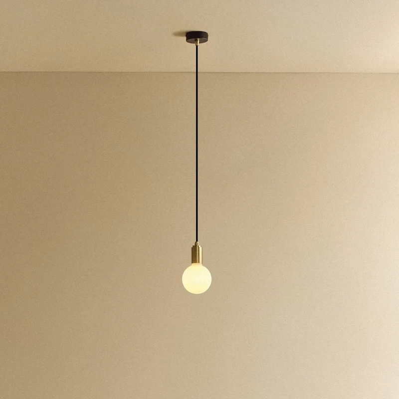 Sphere III Pendant Light in Brass