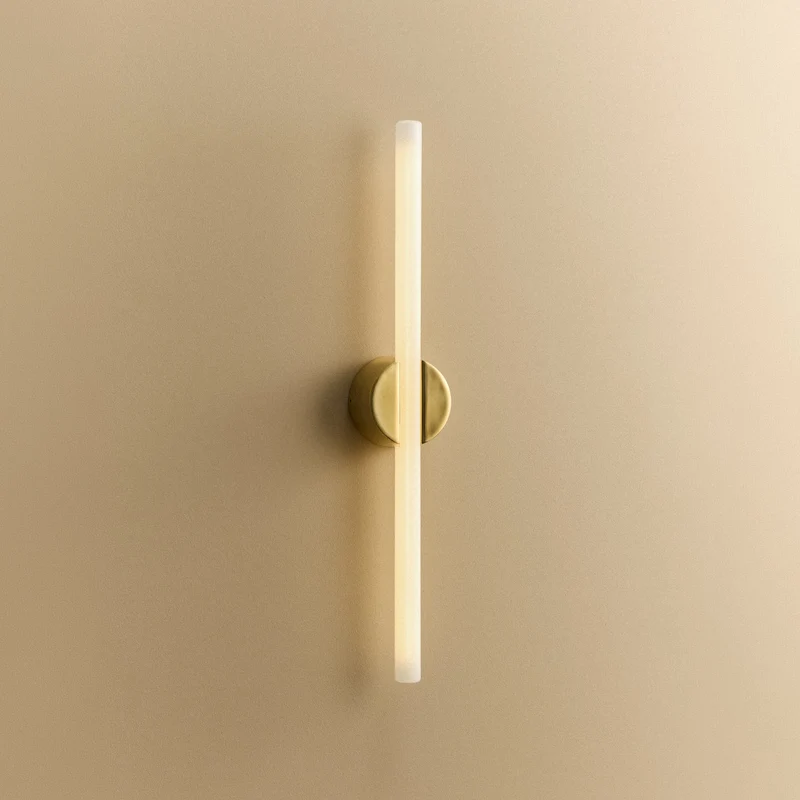 Kilter Wall Light in Solid Brass
