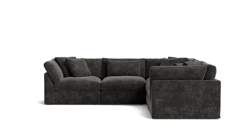 Get Together™ 5-Piece Modular Sectional Closed, Large, Truffle