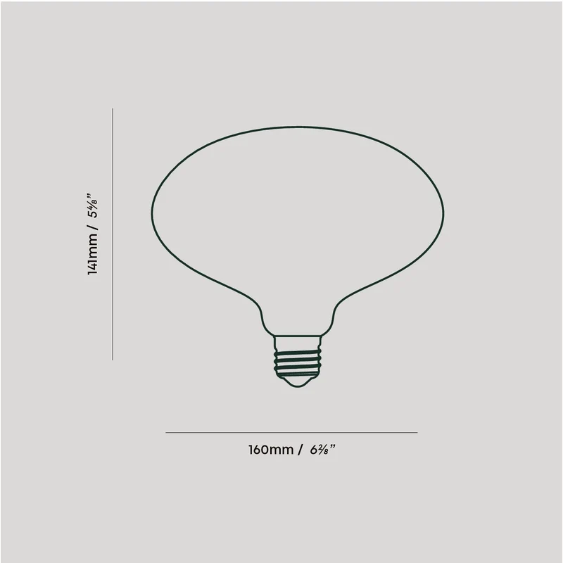 Oval Dim-to-Warm Pendant Light in Graphite