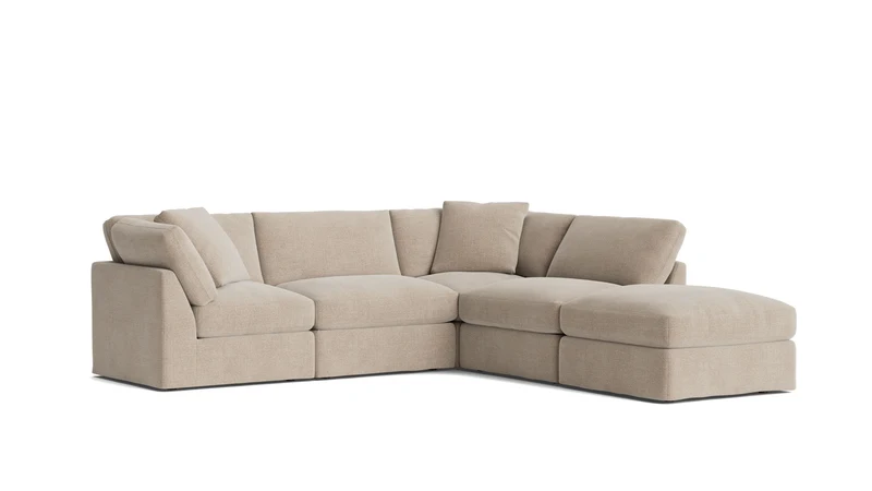 Get Together™ 5-Piece Modular Sectional, Standard, Champagne
