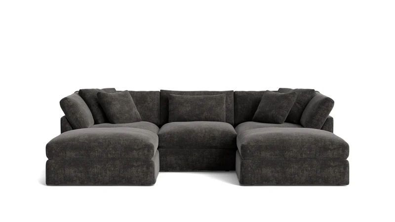 Get Together™ 5-Piece Modular U-Shaped Sectional, Large, Truffle