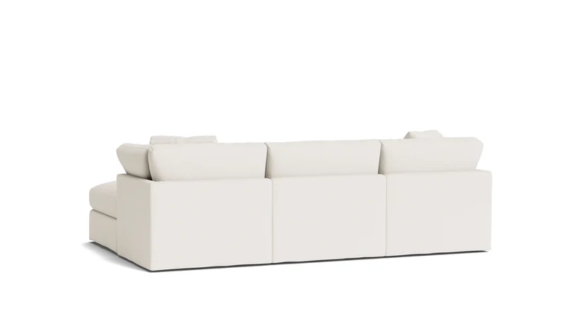 Get Together™ 5-Piece Modular U-Shaped Sectional, Standard, Cream Linen