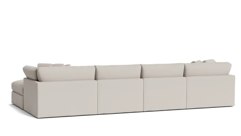 Get Together™ 6-Piece Modular U-Shaped Sectional, Large, Clay