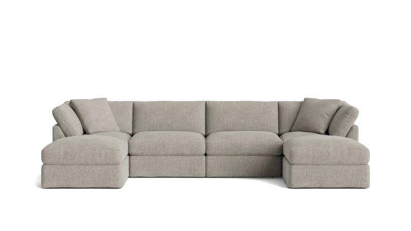 Get Together™ 6-Piece Modular U-Shaped Sectional, Standard, Oatmeal