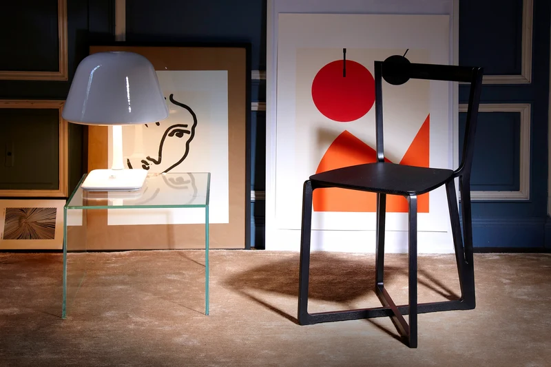Table d'appoint Zen 2 Brothers | verre trempé extra-clair — Adentro Studio