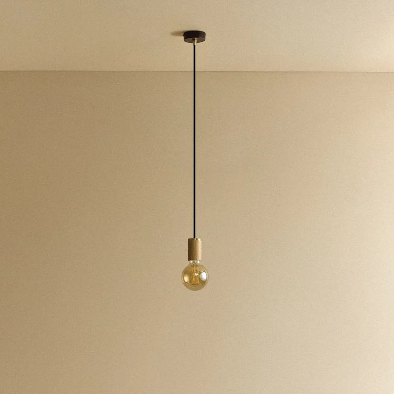 Elva Pendant Light Tinted in Oak