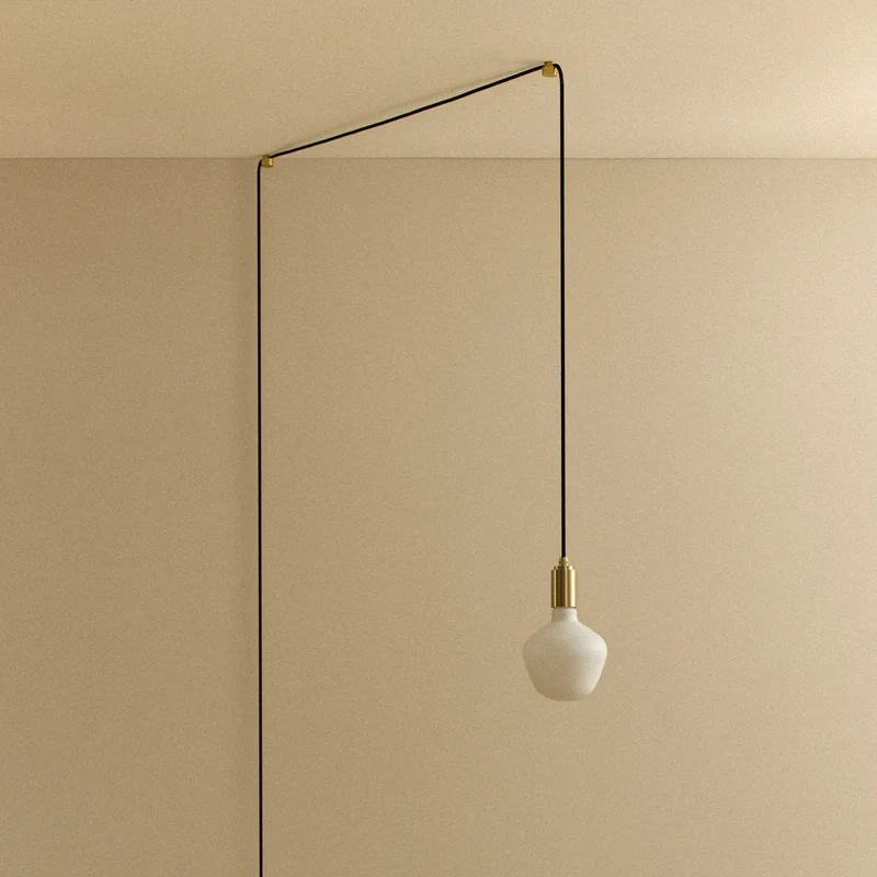 Enno Plug-In Pendant in Brass
