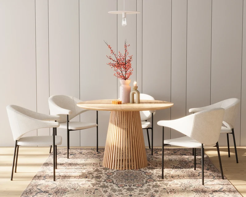 Lot de 2 chaises avec accoudoir design en velours blanc cr me Jeanne
