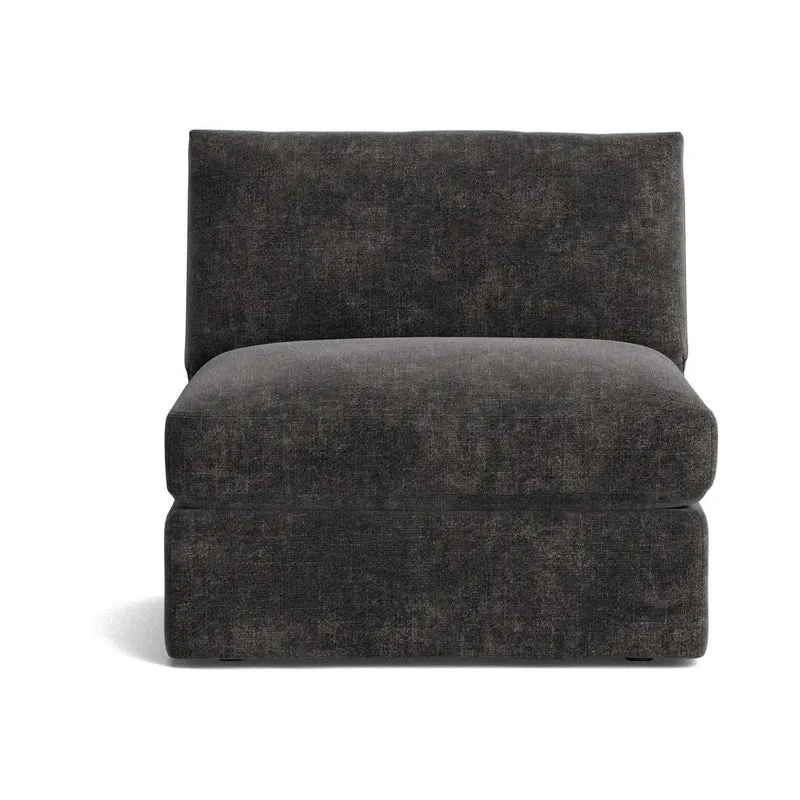 Get Together™ Armless Chair, Large, Truffle