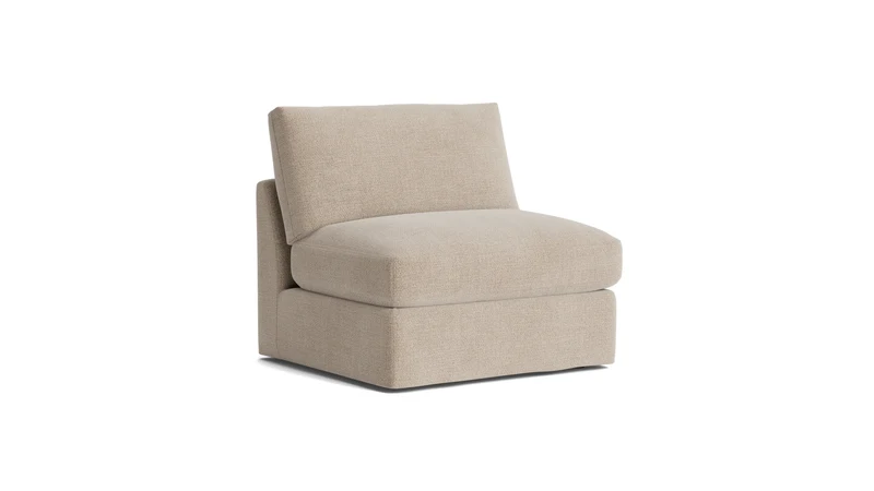 Get Together™ Armless Chair, Standard, Champagne