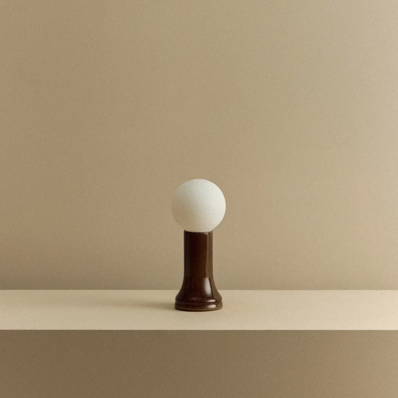 Shore Table Lamp in Bottle Brown