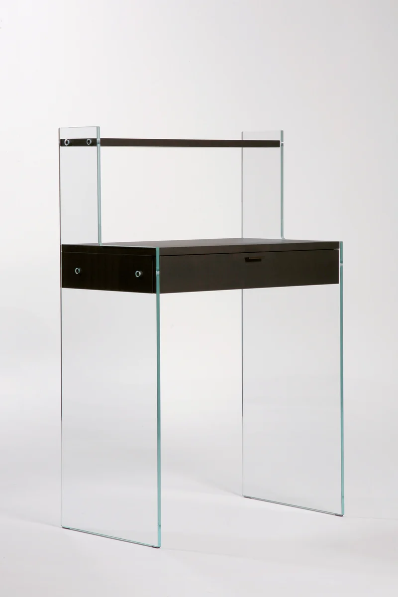 Console Bureau Zen 9 Bonheur du Jour | Verre et Bois