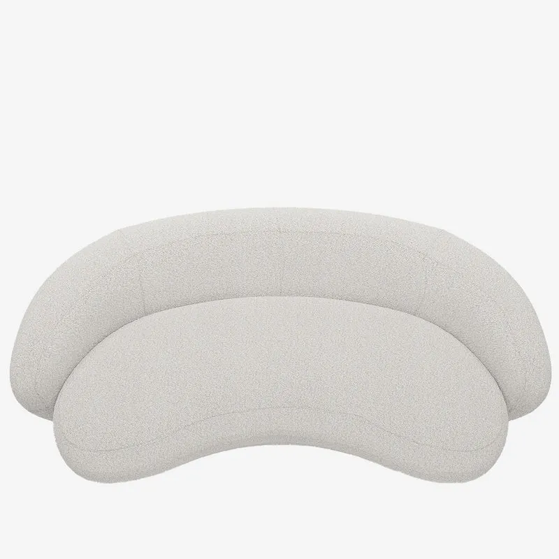 Canapé bouclette crème