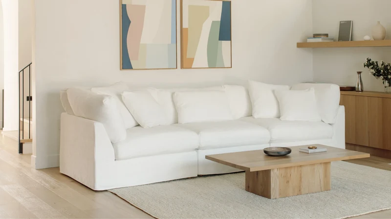 Get Together™ Corner Chair, Large, Sea Salt