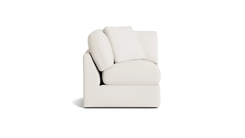 Get Together™ Corner Chair, Standard, Cream Linen