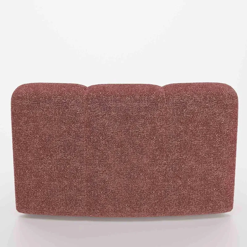 Chauffeuse d angle pour canap modulable en tissu bouclette rose H l ne